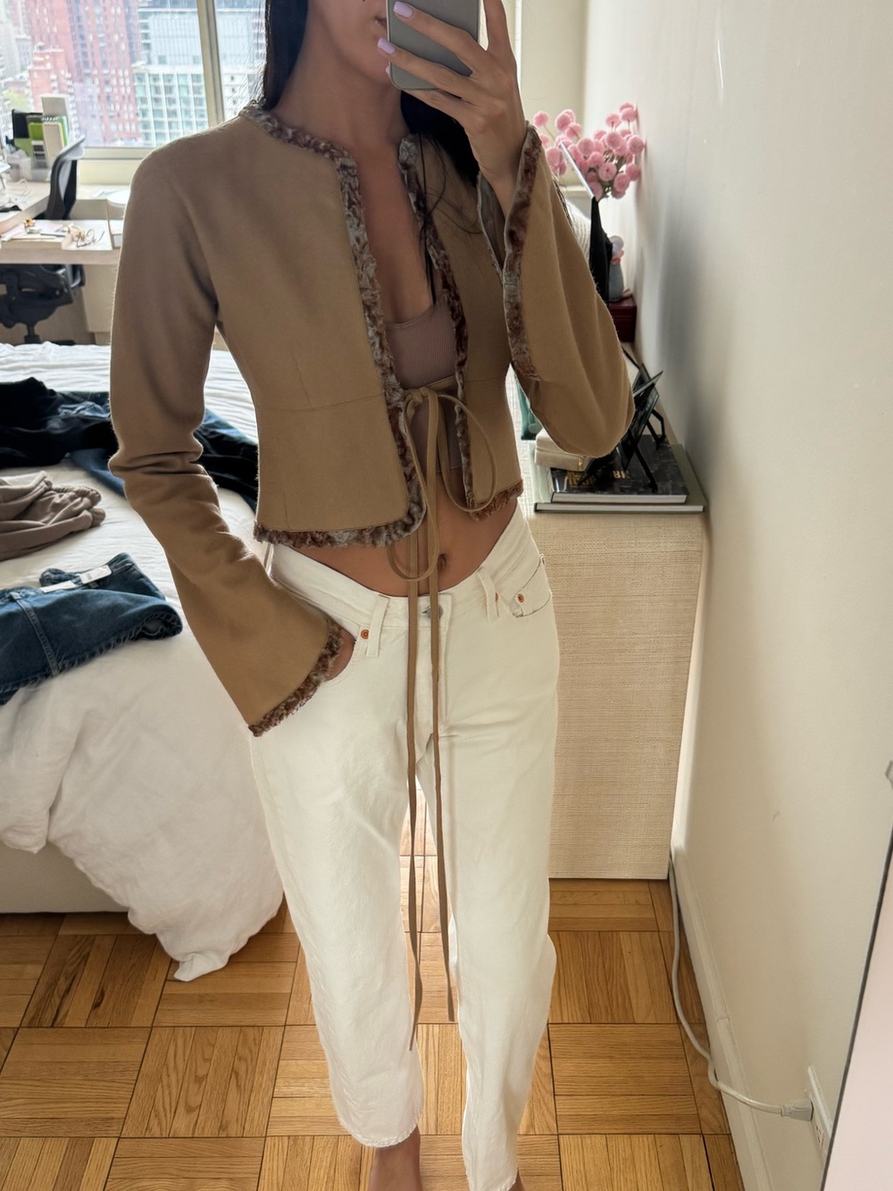 Vintage Fendi by Karl Lagerfeld 1980s Cropped Jacket - Picture 7 of 13